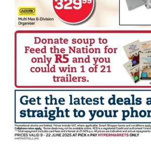 Smartphone at Pick n Pay Hyper