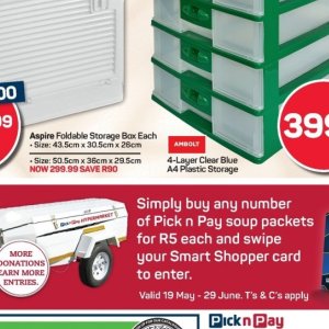Box at Pick n Pay Hyper