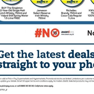 Smartphone at Pick n Pay Hyper