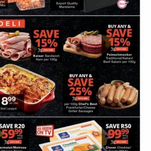 Salami at Checkers