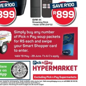 Soup at Pick n Pay Hyper