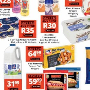 Yoghurt at Checkers