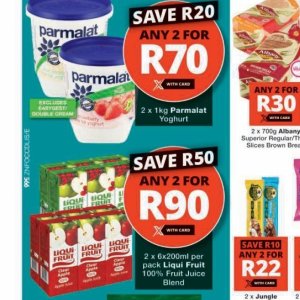 Yoghurt at Checkers