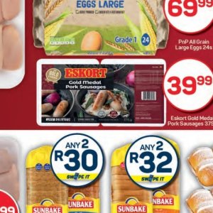 Sausages at Pick n Pay Hyper