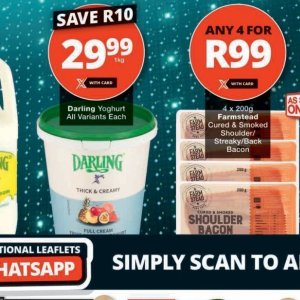 Yoghurt at Checkers