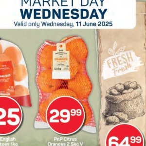 Oranges at Pick n Pay Hyper
