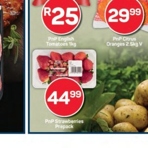 Strawberries at Pick n Pay Hyper