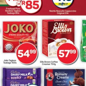 Tea at Pick n Pay Hyper
