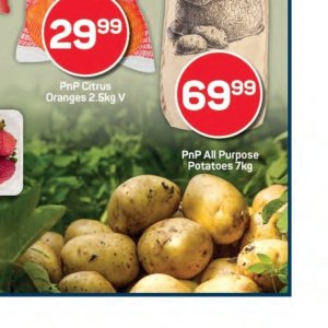 Potatoes at Pick n Pay Hyper