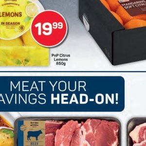 Lemons at Pick n Pay Hyper