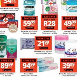 Mouthwash listerine  at Checkers