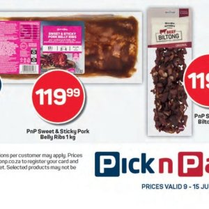 Pork at Pick n Pay Hyper
