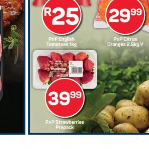 Strawberries at Pick n Pay Hyper