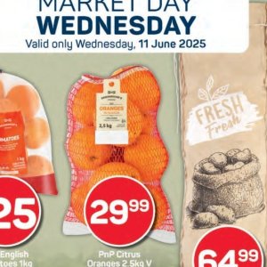 Oranges at Pick n Pay Hyper
