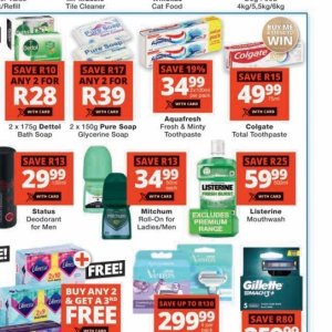Toothpaste aquafresh  at Checkers