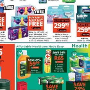 Sanitary pads libresse  at Checkers