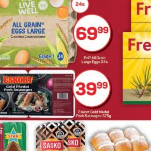 Eggs at Pick n Pay Hyper