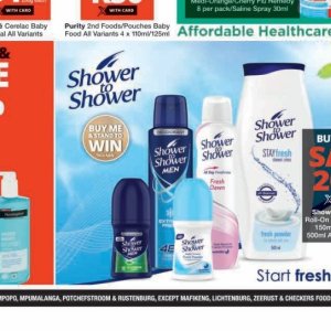 Shower at Checkers