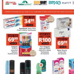 Toothpaste aquafresh  at Checkers