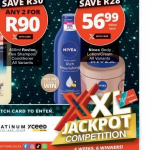 Body lotion nivea  at Checkers