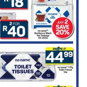 Tea at Pick n Pay Hyper