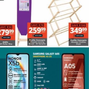 Ironing board at Checkers