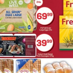 Eggs at Pick n Pay Hyper