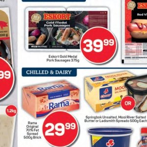 Sausages at Pick n Pay Hyper