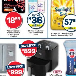 Shower at Pick n Pay Hyper