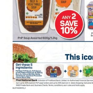 Soup at Pick n Pay Hyper
