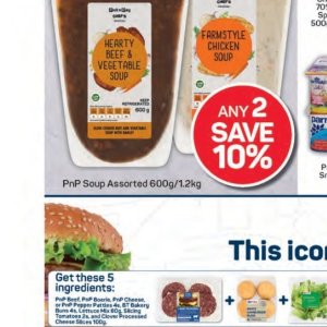 Soup at Pick n Pay Hyper