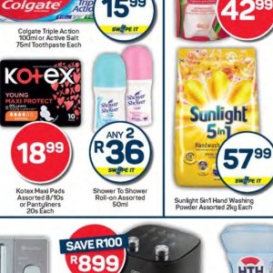 Shower at Pick n Pay Hyper