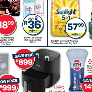 Shower at Pick n Pay Hyper