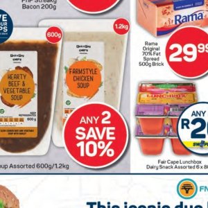Soup at Pick n Pay Hyper