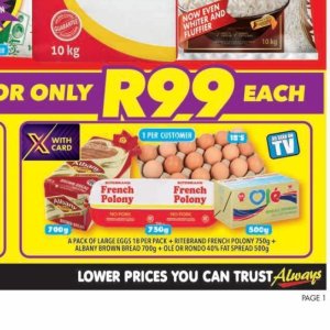 Bread at Shoprite