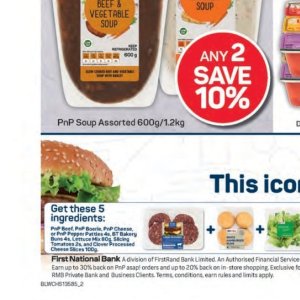 Soup at Pick n Pay Hyper