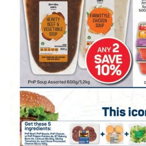 Soup at Pick n Pay Hyper