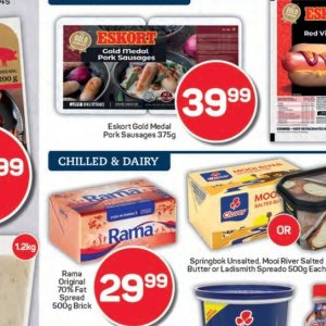 Sausages at Pick n Pay Hyper