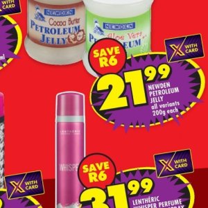Petroleum jelly at Shoprite