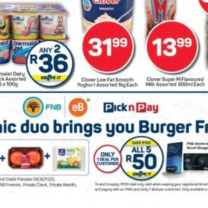 Yoghurt at Pick n Pay Hyper