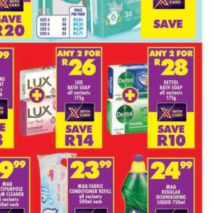 Soap at Shoprite
