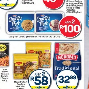 Ice cream at Pick n Pay Hyper