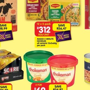 Noodles at Shoprite