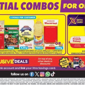 Pasta at Shoprite