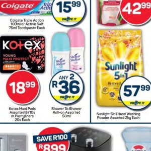 Shower at Pick n Pay Hyper