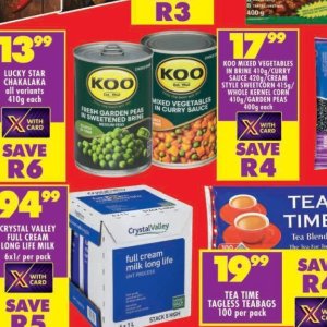 Peas at Shoprite
