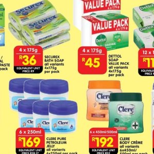 Soap at Shoprite