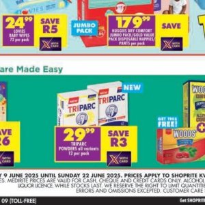 Biscuits at Shoprite