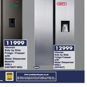 Refrigerator at President Hyper