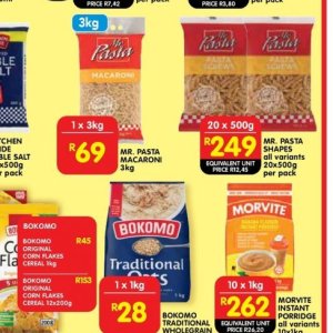 Pasta at Shoprite